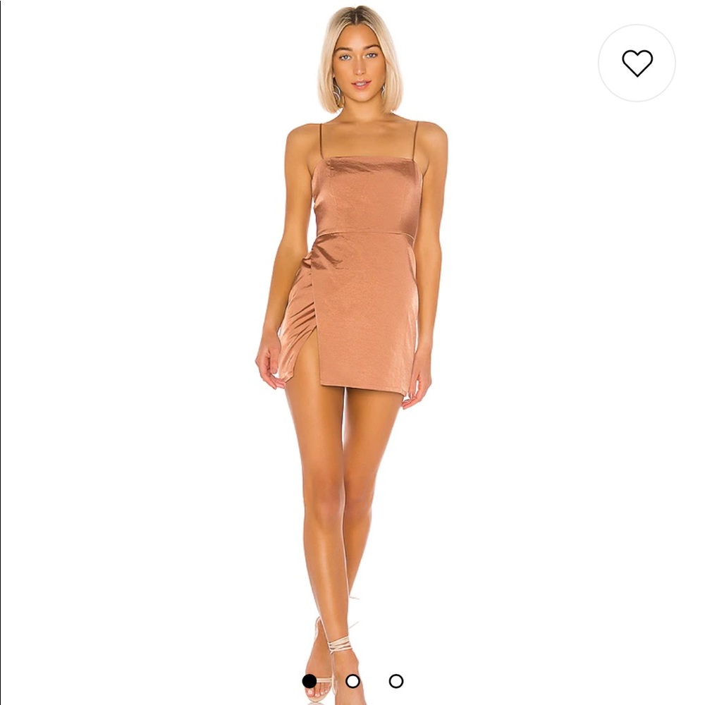 Nude mini dress